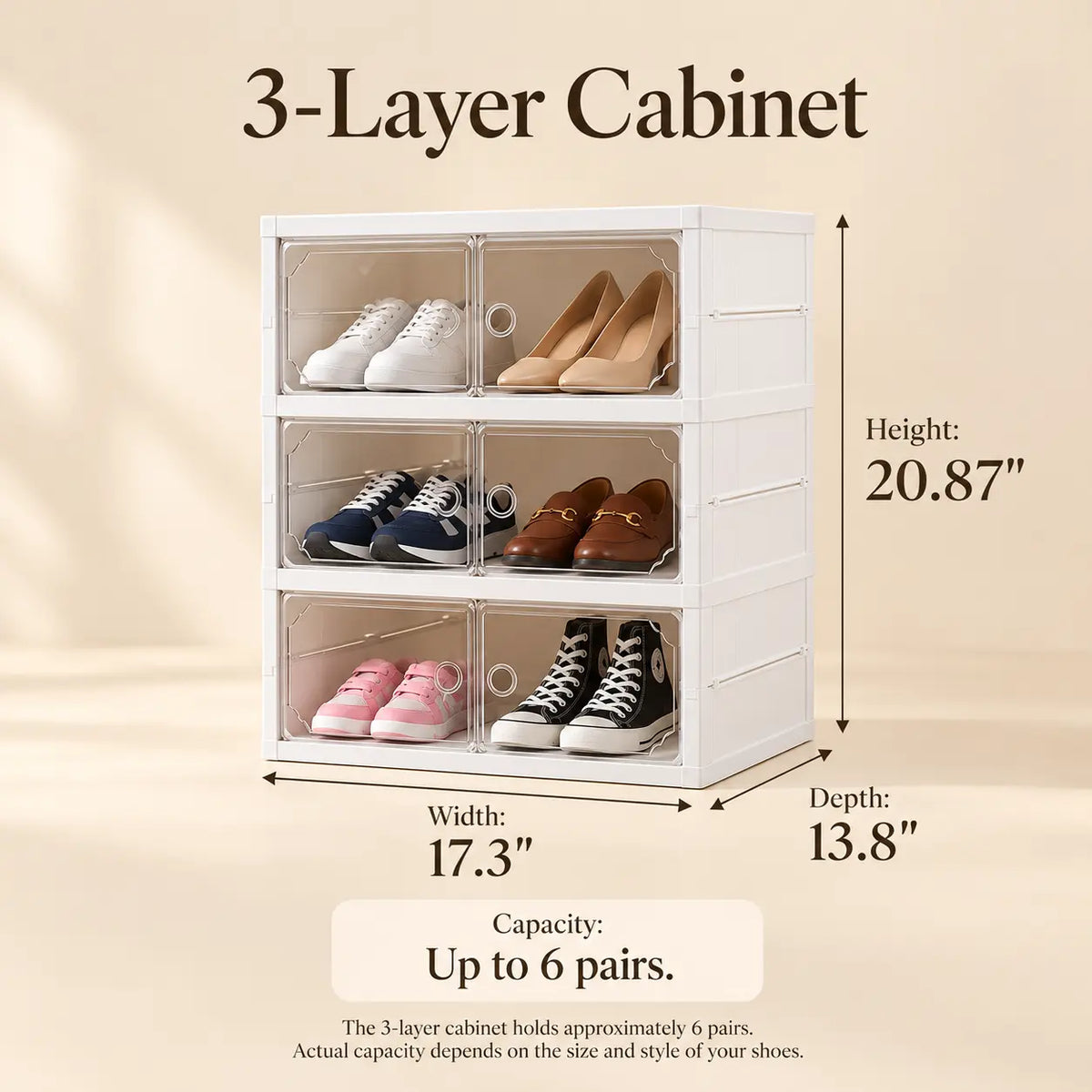 Sloane Foldable Shoe Cabinet