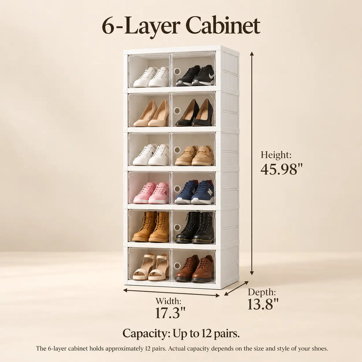 Sloane Foldable Shoe Cabinet