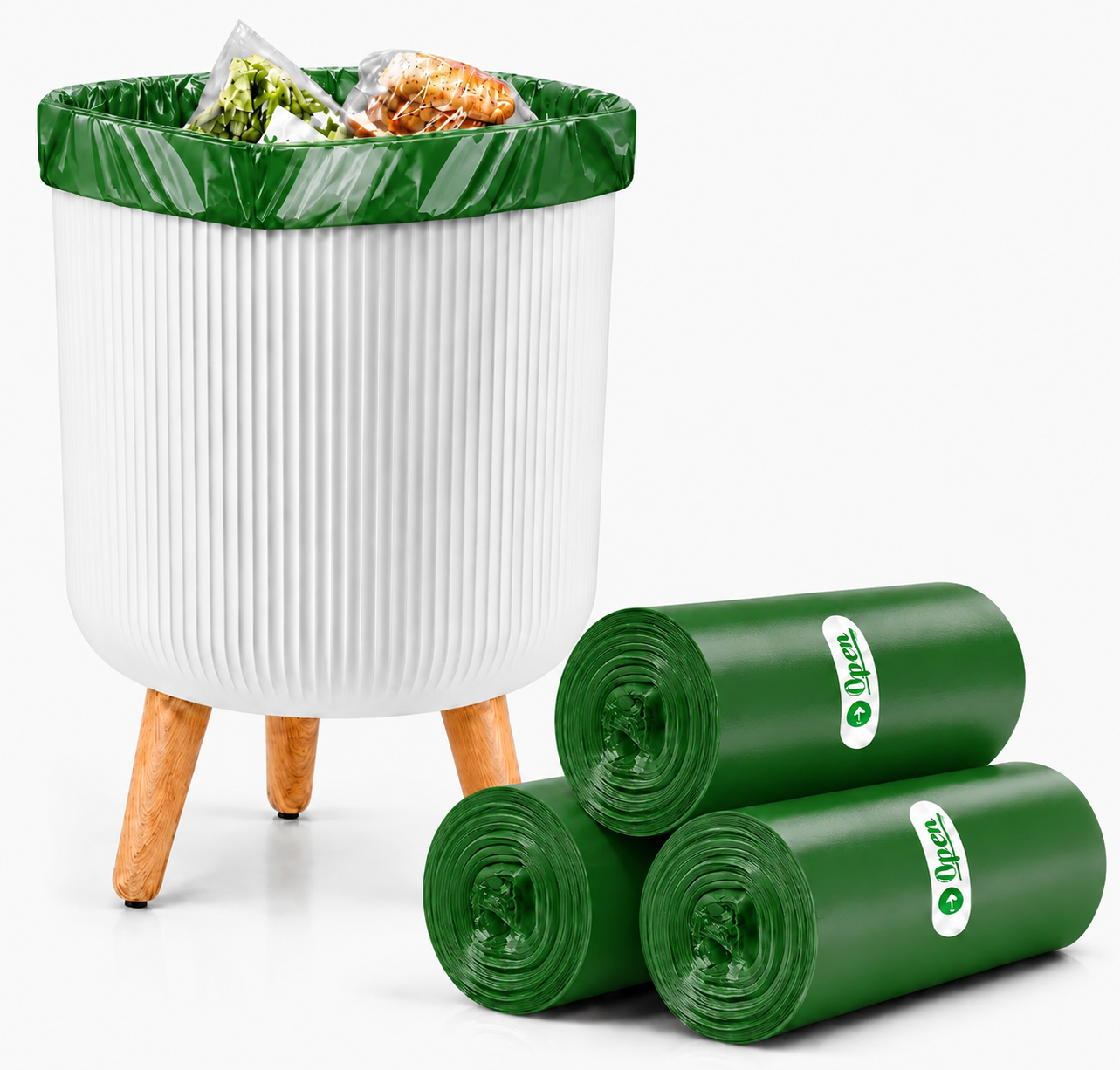 Biodegradable Trash Bags (100 Bags)