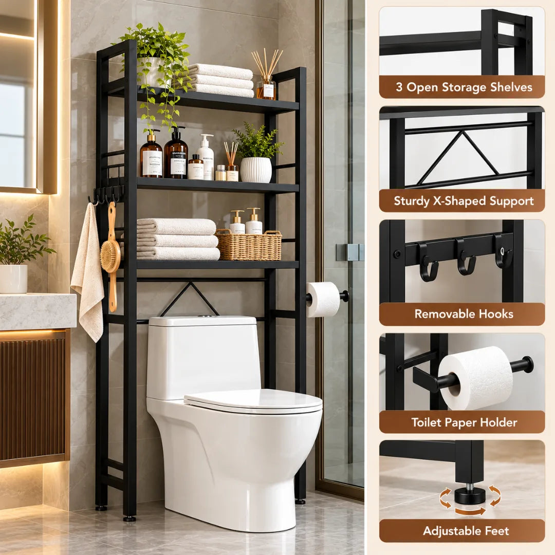 Adele Over-The-Toilet Organizer