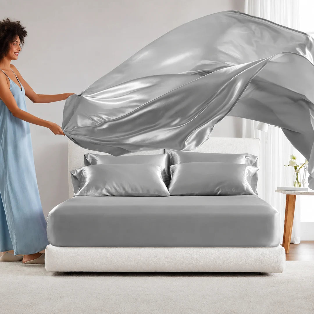 Amelie Satin Sheet Set