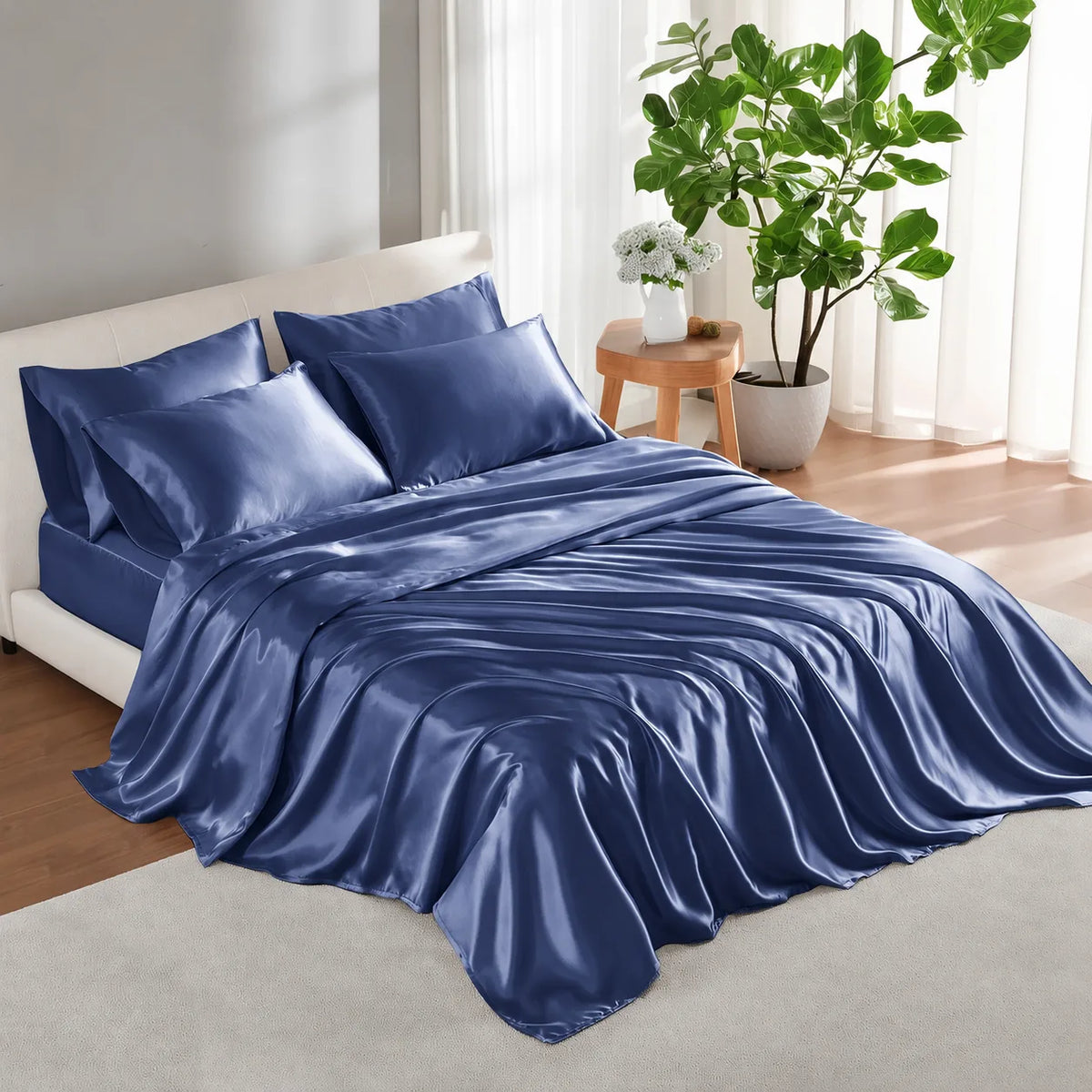 Amelie Satin Sheet Set