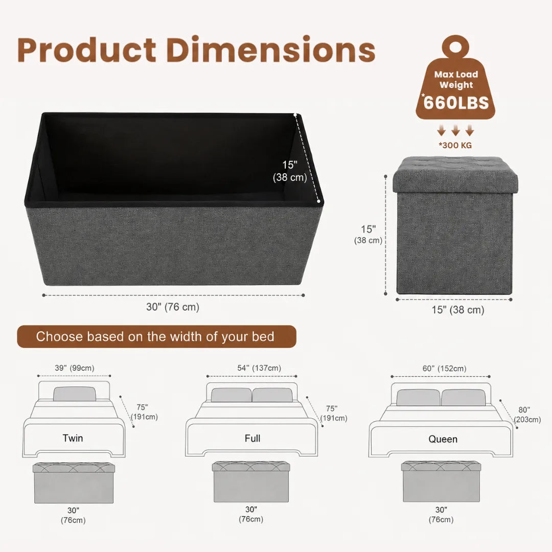 Juliette Storage Ottoman