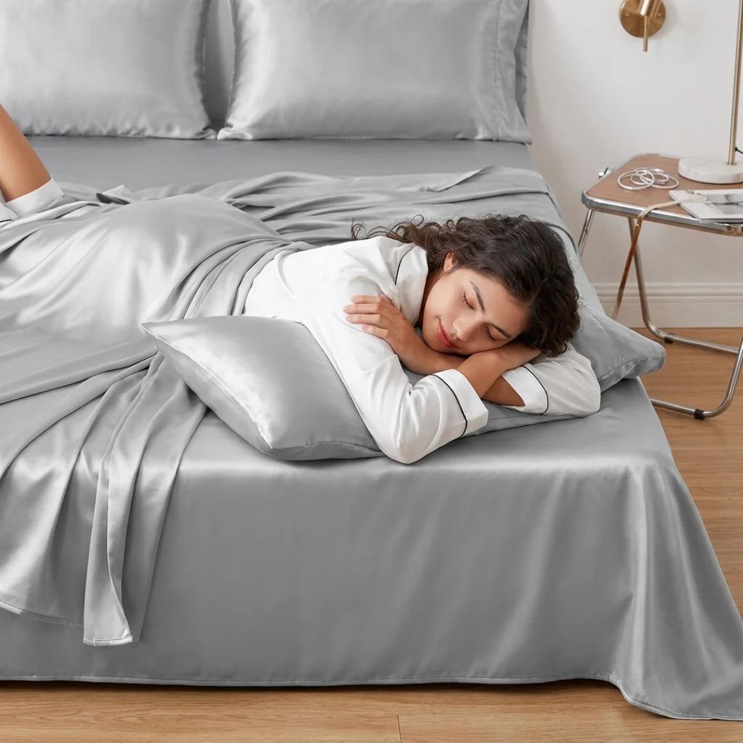 Amelie Satin Sheet Set