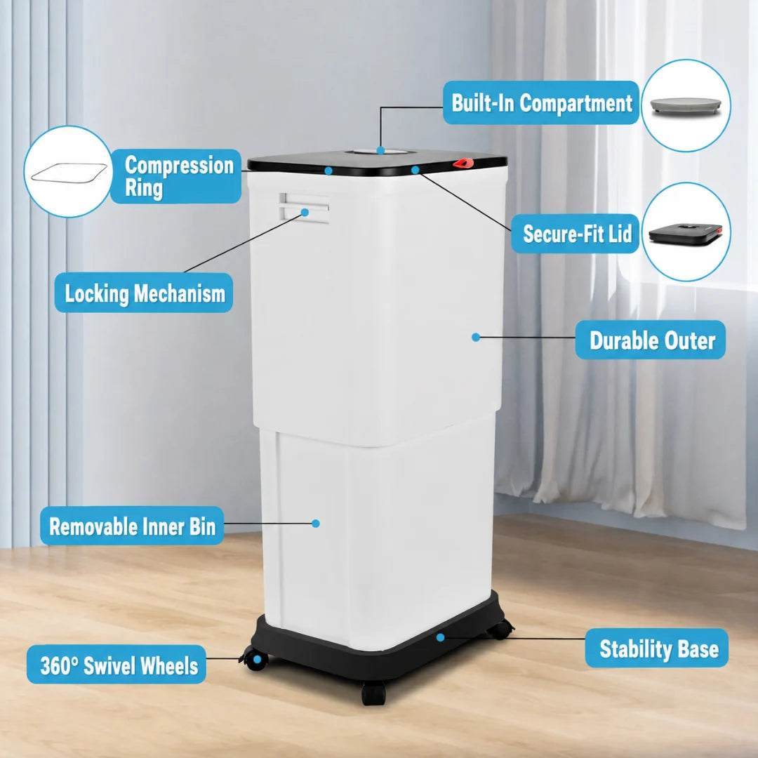 Nora Expandable Trash Bin